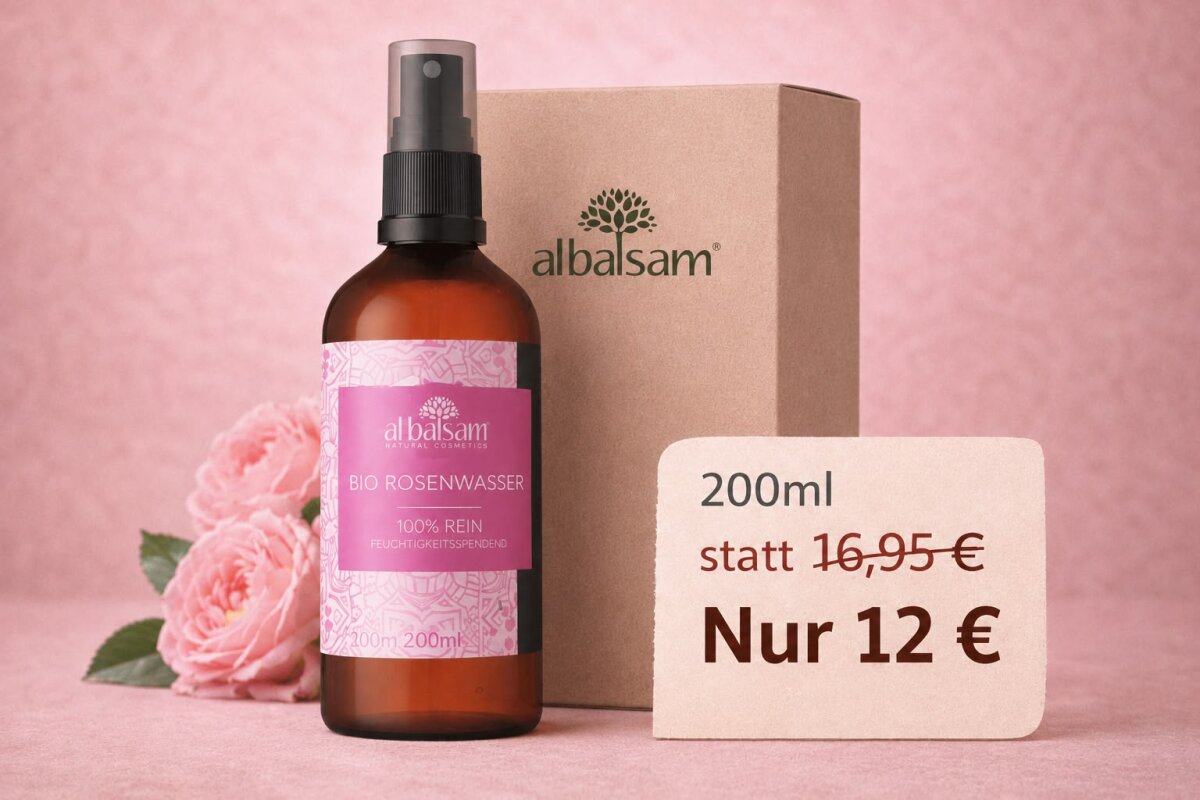 Bio Rosenwasser 200ml – Feuchtigkeitsspendend & Reinigend Für Gesicht Und Haare